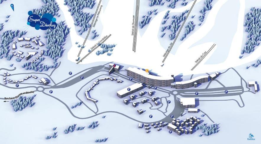 Au Pied Des Pistes Appart 4 Ou 5 Pers Superdevoluy מראה חיצוני תמונה